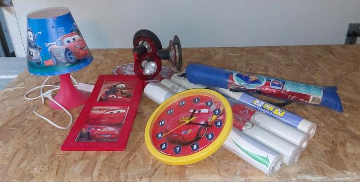 Kompleet set Cars, Kinderen en Baby's, Speelgoed | Racebanen, Zo goed als nieuw, Handmatig, Overige merken, Ophalen