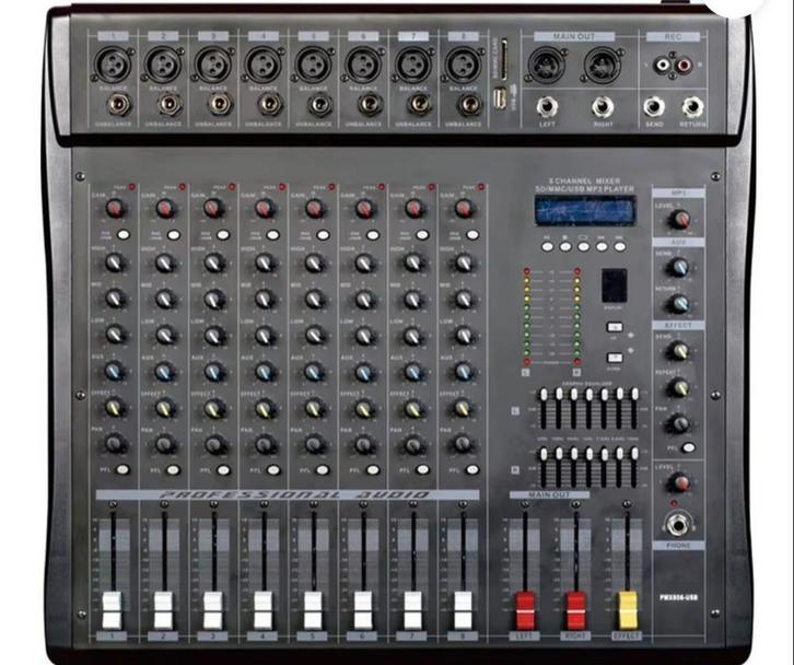 Te koop Powermixer 2 x 850 watt (inruil pa rack versterker), Muziek en Instrumenten, Mengpanelen, Ophalen