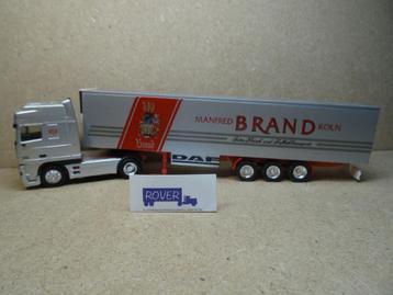 HERPA 1:87, DAF 95-XF+Koel-Oplegger MANFRED BRAND Zie Foto`s beschikbaar voor biedingen