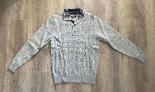 McGregor kabeltrui van lamswol (grijs, M), Kleding | Heren, Truien en Vesten, Zo goed als nieuw, Maat 48/50 (M), Grijs, Ophalen of Verzenden