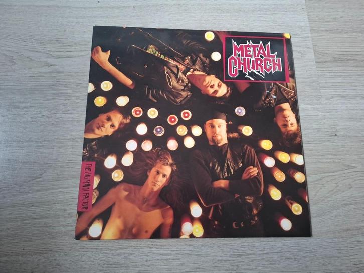 LP Metal Church – The Human Factor. (1991), Cd's en Dvd's, Vinyl | Hardrock en Metal, Zo goed als nieuw, Ophalen of Verzenden