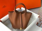 Hermes Picotin Bag, Ophalen, Zo goed als nieuw, Zwart, Handtas