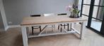 Grote houten eettafel - 215cm, Huis en Inrichting, Tafels | Eettafels, Ophalen, Gebruikt, 200 cm of meer, 50 tot 100 cm