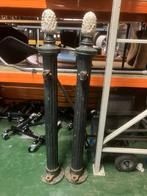 2 x tuin poortpaal  gietijzer, Tuin en Terras, Ophalen, Gebruikt, Minder dan 180 cm, Palen