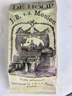 De Hoop J.B.v.d.Meulen Drachten Friesland pruimtabak, Verzamelen, Rookartikelen, Aanstekers en Luciferdoosjes, Ophalen of Verzenden