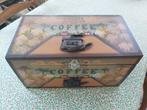 Houten Kist Koffie 37.5x20x20.5cm, Minder dan 50 cm, Gebruikt, Minder dan 50 cm, Ophalen of Verzenden