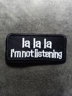 Strijkembleem lalala, Hobby en Vrije tijd, Kledingapplicaties en Hotfix, Ophalen of Verzenden