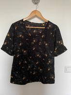 Zwarte top met sterretjes Maison Scotch medium 38, Maat 38/40 (M), Zwart, Zo goed als nieuw, Korte mouw