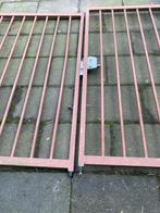 Gepoedercoat poorthekwerk 3.35m breed, Tuin en Terras, Ophalen, Gebruikt, Spijlenhekwerk, Met poort