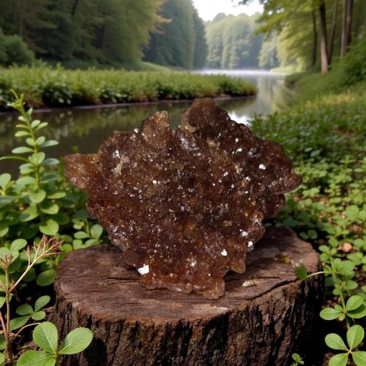 Citrien ( sale), Verzamelen, Mineralen en Fossielen, Mineraal, Ophalen of Verzenden