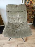 Groene draaifauteuil/stoel, Huis en Inrichting, Fauteuils, Ophalen, 75 tot 100 cm, Zo goed als nieuw, Stof
