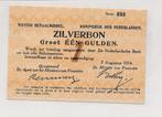 Nederland Zilverbon 1 gulden 1914 PMG 50, Postzegels en Munten, Bankbiljetten | Nederland, Ophalen of Verzenden, 1 gulden, Los biljet