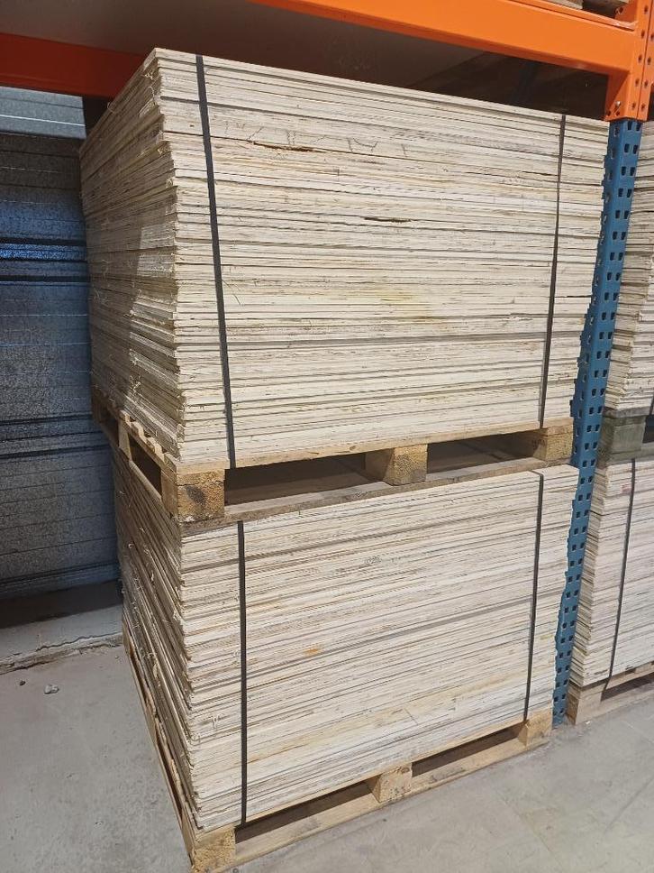 underlaiment, Doe-het-zelf en Verbouw, Hout en Planken, Gebruikt, Pallet, Overige houtsoorten, Minder dan 200 cm, Minder dan 25 mm