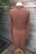 Jurk wijnrood/ groen/ zwart King Louie mt M Vaste prijs, Maat 38/40 (M), Ophalen of Verzenden, Zo goed als nieuw, Knielengte