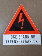 Sticker Hoge Spanning Levensgevaarlijk, Ophalen of Verzenden, Zo goed als nieuw, Bedrijf of Vereniging
