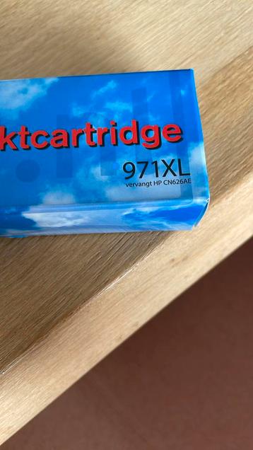 Cartridge voor HP printer model 971 XL Cyaan beschikbaar voor biedingen