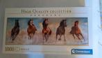 Panorama puzzel paarden 1000 stukjes, Ophalen of Verzenden, Zo goed als nieuw