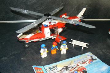 Te koop: Lego City Brandweer 4 stuks Heli/ladderauto/pickup beschikbaar voor biedingen