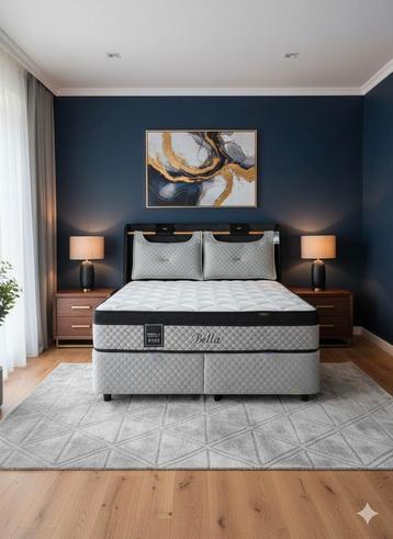 Boxspring 160 cm met opbergruimte  beschikbaar voor biedingen