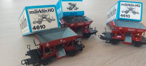 3 Märklin DB grindwagens artnr 4610 in ovp, Hobby en Vrije tijd, Modeltreinen | H0, Zo goed als nieuw, Wagon, Wisselstroom, Märklin