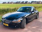 BMW Z4   3.0i 2003 Zwart (E85) met hardtop, Auto's, 74 €/maand, Zwart, Cabriolet, Lederen bekleding