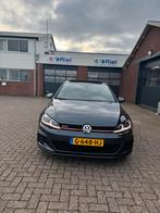 Volkswagen golf 7.5 gti full option, Auto's, Volkswagen, Stof, Zwart, 4 cilinders, Blauw