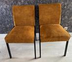 Eetkamer stoelen en Eet bank, Huis en Inrichting, Ophalen, Gebruikt, Drie, Metaal