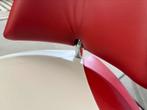 Nieuw Leolux Pallone Fauteuil leer rood design stoel, Huis en Inrichting, Fauteuils, Leolux, Nieuw, Ophalen of Verzenden, 75 tot 100 cm