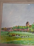 Aquarel van Jelsum., Antiek en Kunst, Kunst | Schilderijen | Klassiek, Ophalen of Verzenden