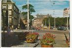 DEN HAAG BUITENHOF BLOEMBAKKEN MOOIE AUTO'S  GROEN GELE BUS, Verzamelen, Ansichtkaarten | Nederland, Ophalen of Verzenden, 1960 tot 1980