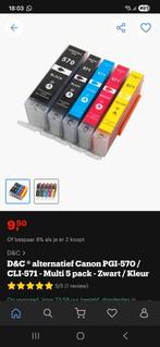 D&C Alternatief Canon PGI-570/CLI-571 - 3 stuks, Ophalen of Verzenden, Nieuw, Cartridge, D&C