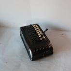 Rekenmachine mechanisch origineel vintage zwart, Ophalen of Verzenden