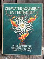 Zeewater-Aquarium en Terrarium (1930), Ophalen of Verzenden, Gelezen, A.F.J. Portielje, Plaatjesalbum