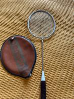 Vintage Benson Badminton Racket met Hoes, Ophalen of Verzenden, Gebruikt, Racket(s)