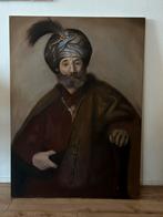 Rembrandt Stijl Schilderij - Kopie, Antiek en Kunst, Kunst | Schilderijen | Klassiek, Ophalen of Verzenden