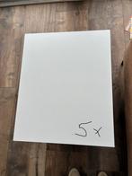5 Witte Ikea  Kastplanken 56,7 x 46,3 x 2cm, Ophalen, Zo goed als nieuw, 25 tot 50 cm, Minder dan 100 cm