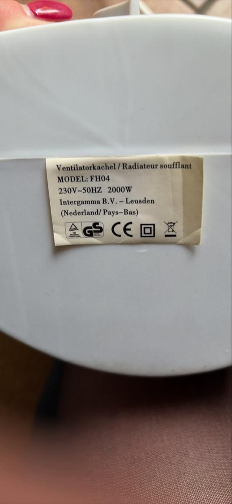 Ventilatorkachel - Directe Warmte, Huis en Inrichting, Kachels, Gebruikt, Vrijstaand, Overige soorten, Elektrisch, Ophalen of Verzenden