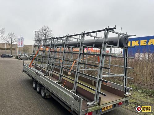 GLASRESTEEL LOS OF MET AANHANGWAGEN HENRA OERDEGELIJK, Auto diversen, Aanhangers en Bagagewagens, Gebruikt