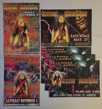 Hardcore Gabber Flyers Medusa en Terror machine beschikbaar voor biedingen