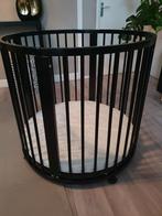 Buxibo baby box incl matras maat 92x92x80.5, Kinderen en Baby's, Boxen, Ophalen, Zo goed als nieuw, Rond