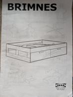 Brimnes bed 140, Huis en Inrichting, Slaapkamer | Stapelbedden en Hoogslapers, Ophalen, Hoogslaper, Tweepersoons, 140 cm