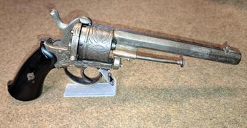 Prachtige revolver 11mm anno 1850 beschikbaar voor biedingen