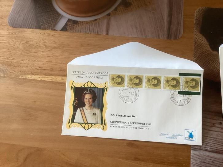 No4900 Philato W59 + 5x rolzegel met nummer Heb ook van, Postzegels en Munten, Postzegels | Eerstedagenveloppen, Onbeschreven