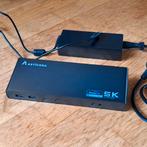 Articona 5K USB HDMI DP 60W docking station met voeding, Ophalen of Verzenden, Zo goed als nieuw