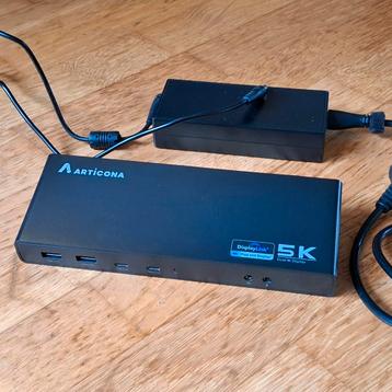 Articona 5K USB HDMI DP 60W docking station met voeding  beschikbaar voor biedingen