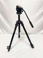 Manfrotto 190B steivige Statief met manfrotto #200 kop + tas, Audio, Tv en Foto, Fotografie | Statieven en Balhoofden, N, N, Zo goed als nieuw