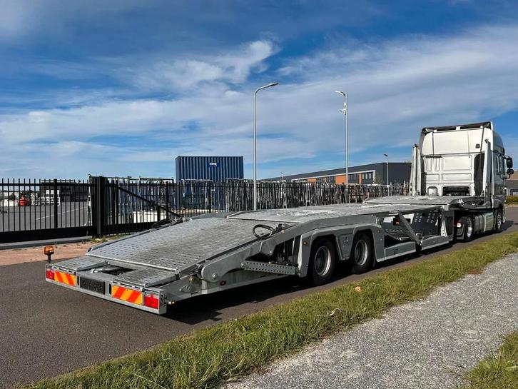 Eroglu Autotransporter 6-lader trailer, direct inzetbaar, Auto's, Vrachtwagens, Bedrijf, Te koop, Aanhangers en Opleggers, Overige brandstoffen