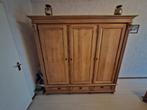 Eiken slaapkamerkast, kaptafel en Bed, Huis en Inrichting, Ophalen, Gebruikt, 25 tot 50 cm, Eikenhout
