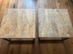 bijzettafels, Huis en Inrichting, Tafels | Bijzettafels, Ophalen, Minder dan 45 cm, Minder dan 55 cm, Vierkant