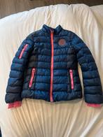 Cars winterjas blauw/roze maat 140, Gebruikt, Meisje, Ophalen of Verzenden, Cars jeans